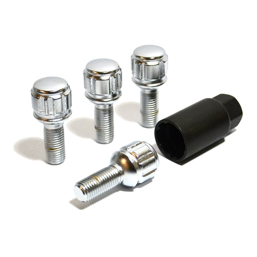 SAAS Lock Bolts Ball Seat 12mm x 1.5 x 1.1, Set Of 4