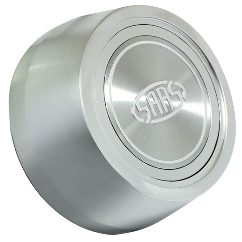 SAAS Horn Button Satin Polish Billet Tall Suit Deep Dish