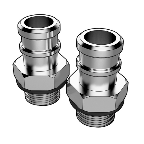 SAAS Oil Catch Tank Hose Barbs 16mm 5/8, Pair