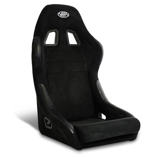 SAAS Seat Fixed Back Mach Ii Blk Suede Adr