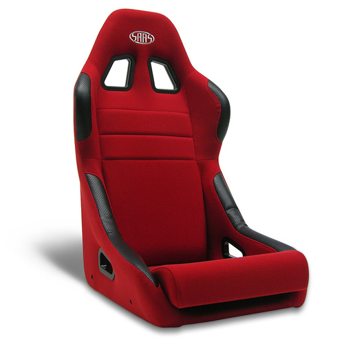 SAAS Seat Fixed Back Mach Ii Red Adr