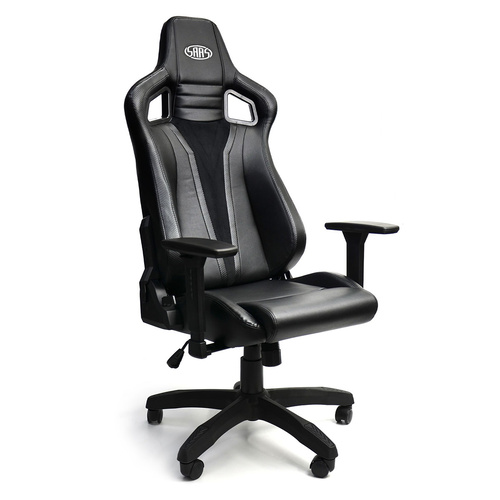 SAAS Chair Gaming Office Black Premium With Carbon Accents