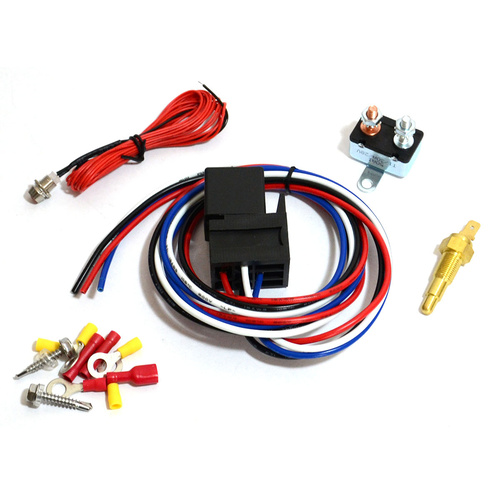 SAAS Electric Thermo Fan Controller Kit On 85° C / Off 76°C 1 Fan