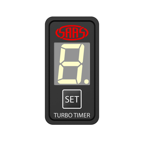 SAAS Turbo Timer Digital Switch Gauge Auto For Nissan 39 x 23, Each