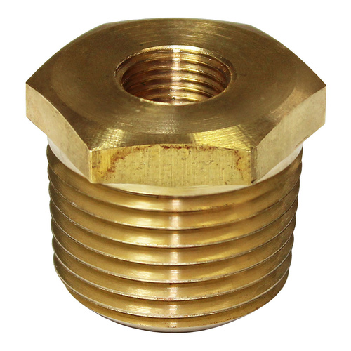 SAAS Gauge Bush Adaptor 1/2 in. Npt To 1/8 in. Npt