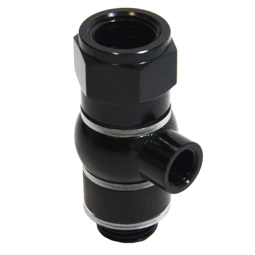 SAAS Ls Oil Pressure Adaptor M16 x 1.5 Black