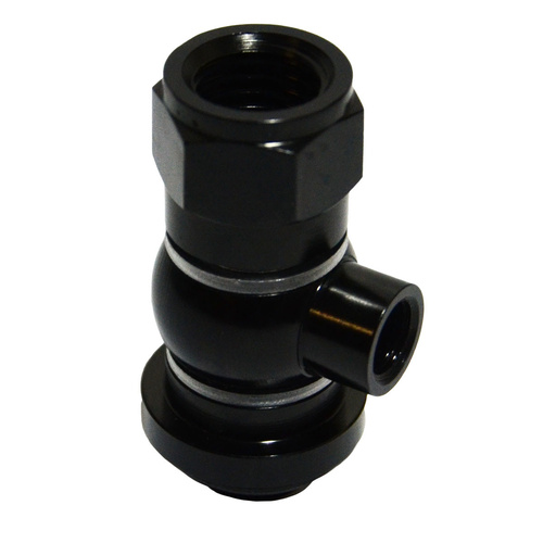 SAAS Ve V6 Oil Pressure Adaptor M16 x 2 Black