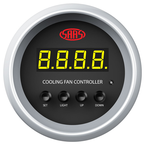 SAAS Dig Cooling Fan Controller 0°-100° 52mm Black Series 2, Each