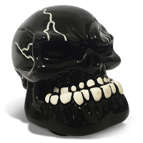 SAAS Skull Gear Knob Black Large, Each
