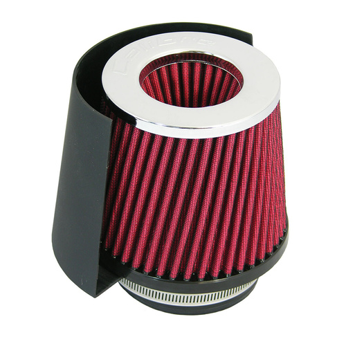 SAAS Pod Filter Heat Shield Black 76mm Neck, Each
