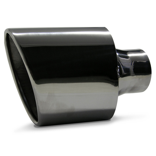 SAAS Stainless Steel Exhaust Tip - VT Angle 57mm, Each
