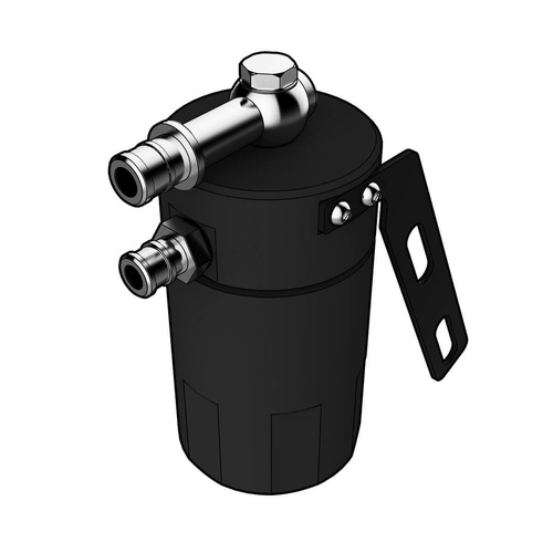 SAAS Oil Catch Tank Ls1 Baffled Black Billet 500ml, Each