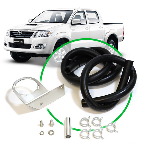 SAAS Oil Catch Tank Install Kit Hilux Kun 3.0L 2005 - 2015