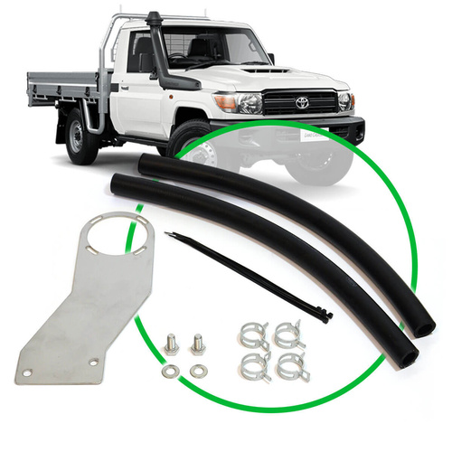 SAAS Oil Catch Tank Install Kit Landcruiser 79 Series 4.5L 07-09