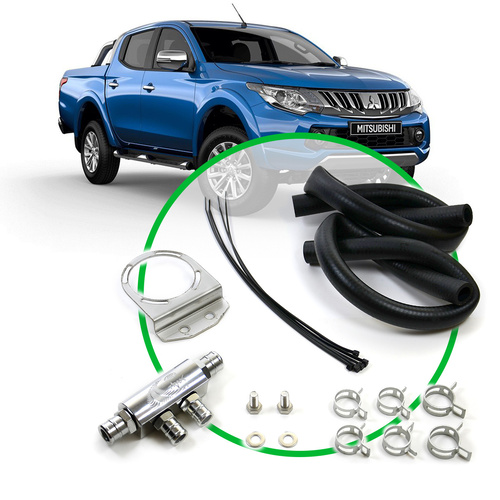 SAAS Oil Catch Tank Install Kit For Mitsubishi Triton Mq 2.4L 2015 -