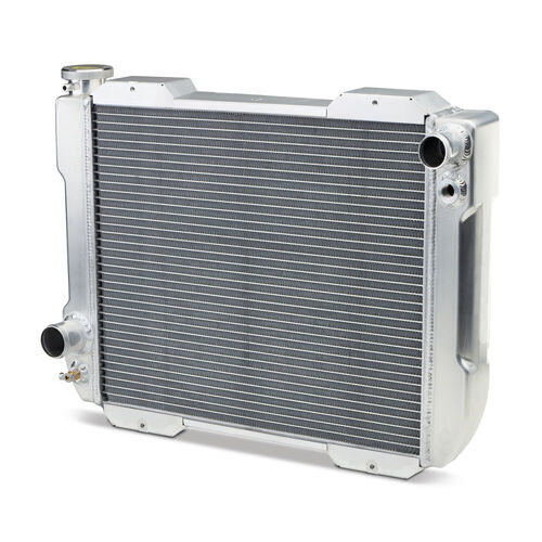 Proform , Radiator System, 1-2-3, Inlet on Passenger Side, Outlet on Driver Side, 17" Core; Single Pass; Manual Transmission