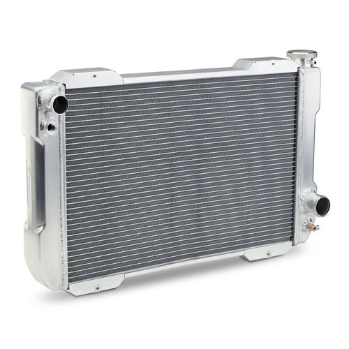 Proform , Radiator System, 1-2-3, Inlet on Driver Side, Outlet on Passenger Side, 23" Core; Single Pass; Manual Transmission