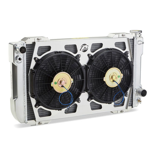 Proform Radiator System with Fan, 123 Series, Universal, GM, 26 in. Core, Bracket & Dual Fans, LS Conv, Manual Transmission, Kit