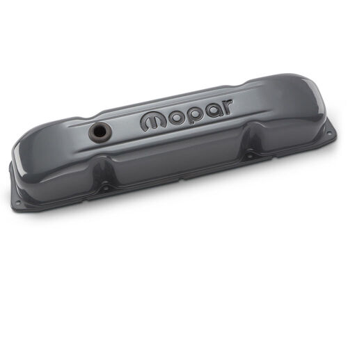 Proform , Mopar Valve Covers MOPAR Emblem, Shark Gray; Tall, Perimeter Bolt; Recessed Emblems