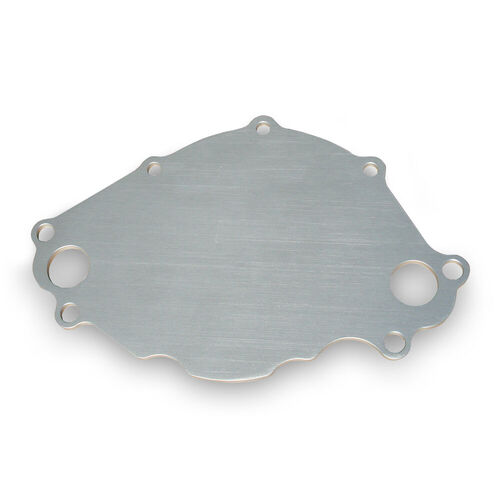 Proform , Ford Water Pump Backing Plate, Natural Finish; Made from High-Quality Billet Aluminum