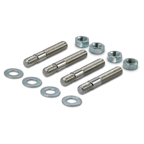 Proform , Carburetor Stud Kit w/ Lock Washes & Nuts, Chrome Plated; Made from High-Quality Steel