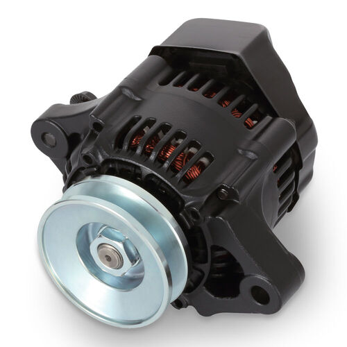 Proform , 50 AMP Mini Alternator Black Crinkle, 1 Wire, Black Crinkle Finish; Universal; 6 Lbs.