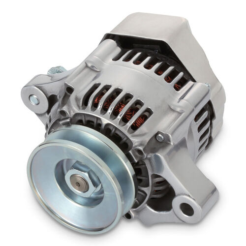 Proform , 50-Amp Mini Alternator Polished Finish, 1 Wire, Polished Finish; Universal; 6 Lbs.