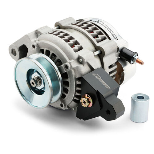 Proform , Lightning-Bolt ¢ 100 AMP Mini-Alternator; 10SI Mount, Ultimate Street/Strip Alternator