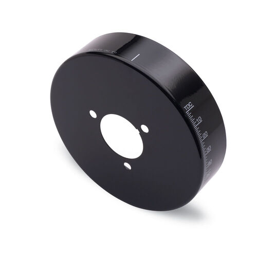 Proform , Harmonic Balancer Cover Black Finish, Fits Small Block Chevy Using 6-3/4" Damper