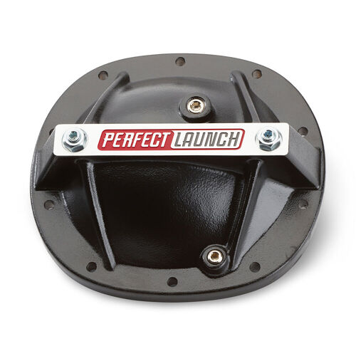 Proform , PERFECT LAUNCH GM, 7.5" Differential Cover, GM, 7.5" Rear End; Black Finish; Reinforced aluminum