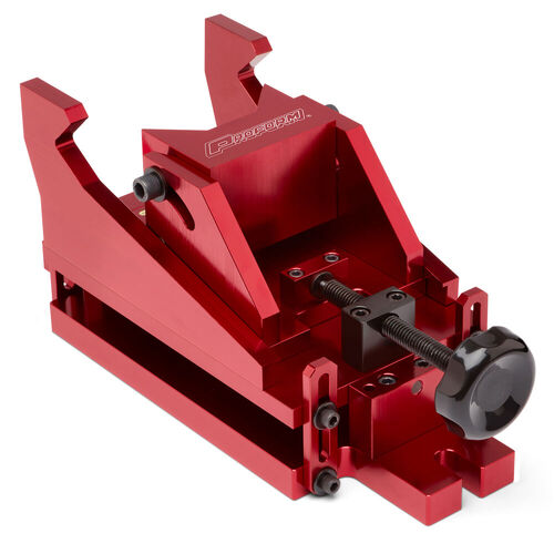 Proform , Heavy-Duty Multiple Angle Piston Vise , Red Anodized Aluminum