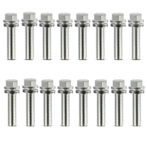 Proform , Wedge-Locking Header Bolts, Nickle Finish; M8 Diameter, 1.181" Long