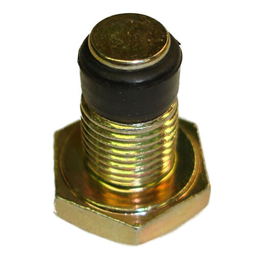 Proform , PROFORM ® Patented No-Mess ¢ Oil Pan Drain Plug, Gold Iridate Finish; 12"-20 Thread