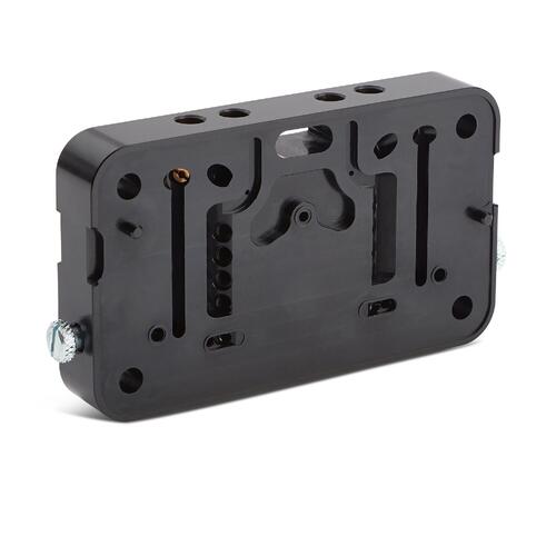 Proform , Carb. Metering Block Kit Secondary Conversion Kit, Dual Inlet Vac-Secondary Carbs; Black Anodized Finish