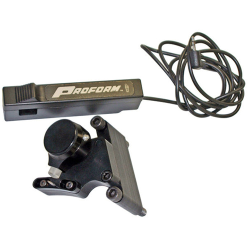 Proform Timing Pointer/Timing Light Black Aluminium Adjustable Fits 6.250 in. Damper For Chevrolet Small Block Each