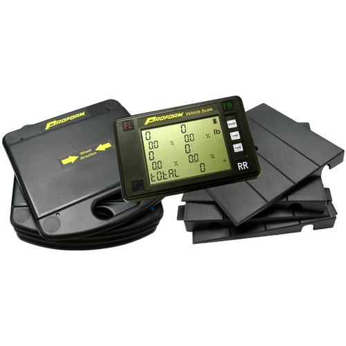 Proform 5000lb Wireless Vehicle Weighing Scale: 4-Pad System 4 Ramps Included