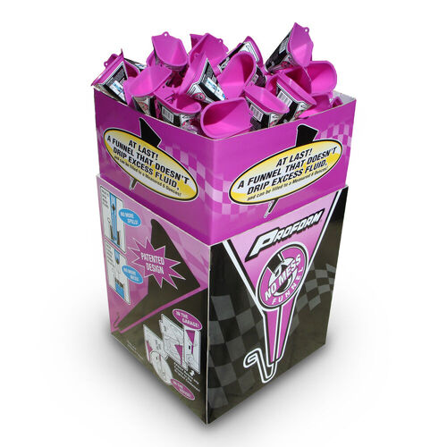 Proform , No-Mess' Funnel P.O.P. Store Display, Four Color Full Graphic Display