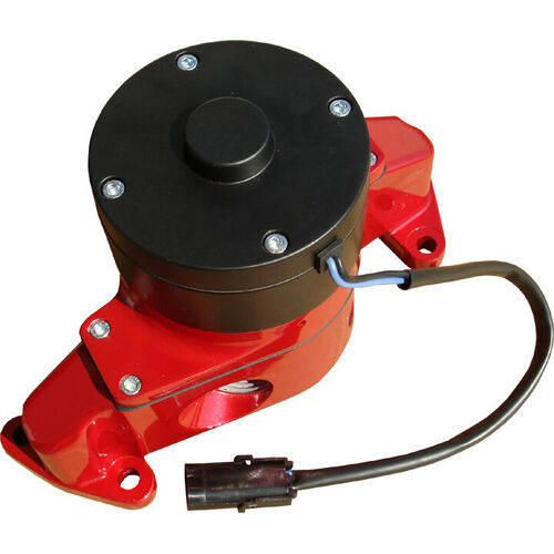 Proform , Electric Water Pump Red Ford 289-302 Engines, Red Finish, Black Motor Cap; Die-Cast Aluminum