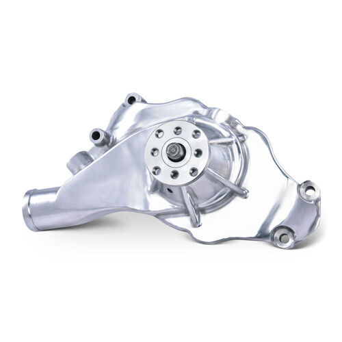 Proform , High-Flow Water Pump Mechanical Short Style, Polished Finish; Made from High-Quality Aluminum