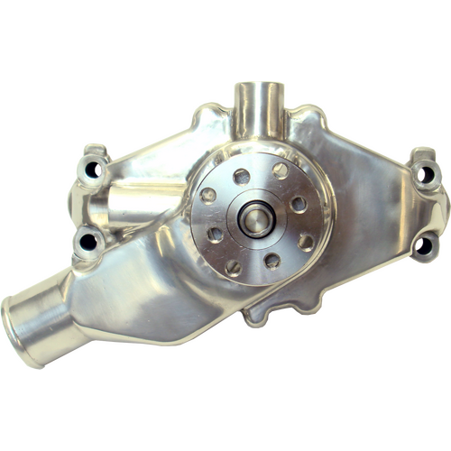 Proform , High-Flow Water Pump Mechanical Short Style, Polished Finish; Made from High-Quality Aluminum