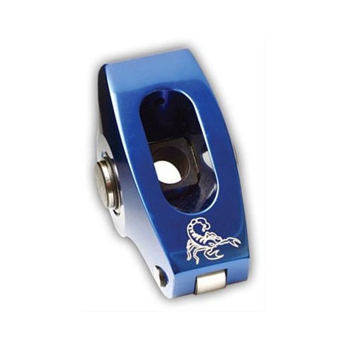 SCORPION RACING PRODUCTS Rocker Arm, Race Series, Full Roller, Blue, Aluminium, 1.6 Ratio, For Ford Small Block, 7/16 In. Stud, Set Of 16