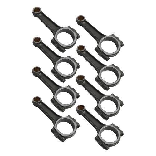 SCAT Connecting Rod, BB Chev, Pro Stock 4340 Steel, I-Beam, 6.135 in. Rod Length, 7/16 in. Bolt Size, Cap Screw, 12-Point, Pro Stock, Set