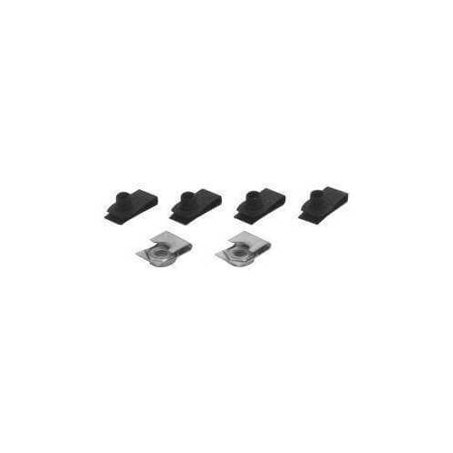 Scott Drake Classic Bumper Guard Clips, Front, For Ford, Kit