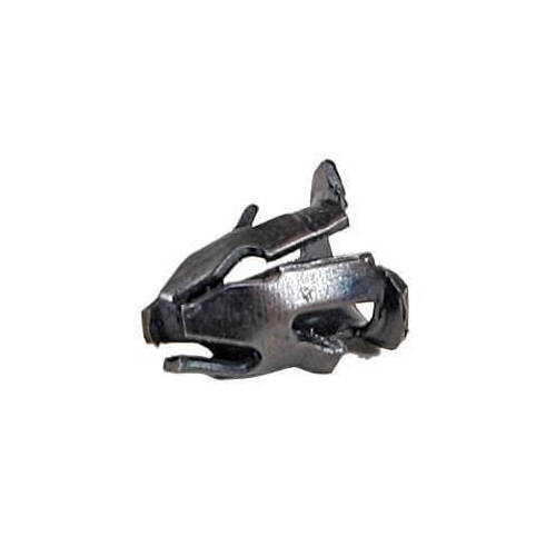 Scott Drake Classic Fastener Clip, Emblem Barrel Style, Nylon, Black, 0.125 in. I.D, 0.250 in. Depth, Each