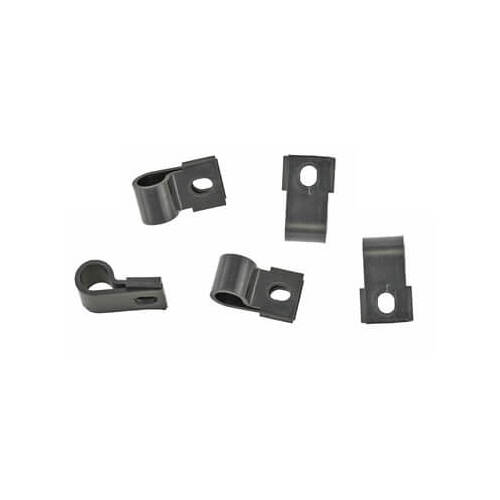 Scott Drake Classic Turn Signal Wiring Harness Clips, Plastic, Black, For Ford, Set of 5