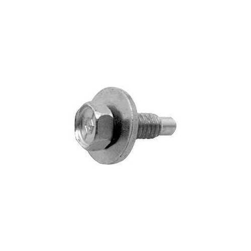 Scott Drake Classic Body Fastener, Captured Washer Body Bolt, Hex, 5/16-18 in. Thread, Steel, Cadmium Plated, For Ford, Each