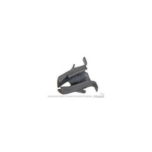 Scott Drake Classic Fastener, Emblem Barrel Clip, Nylon, Black, For Ford, Set of 100
