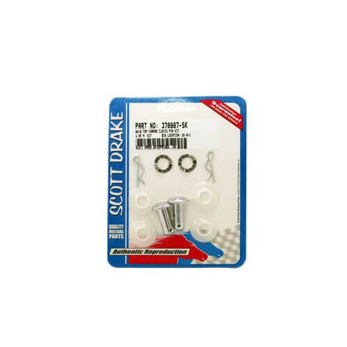 Scott Drake Classic Convertible Top Clevis Pins, For Ford, Kit