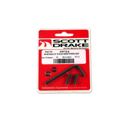 Scott Drake Classic Mounting Screws, Rally Pac Theft Protection, For Ford, Kit