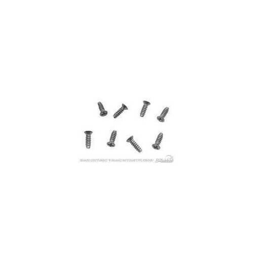 Scott Drake Classic Taillight Bezel Screws, Replacement, For Ford, Set of 8